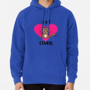 Cat Lover Tabby Cat Design Pullover Hoodie