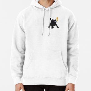Scared cat meme Pullover Hoodie