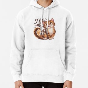 I like my cat lover cat Pullover Hoodie