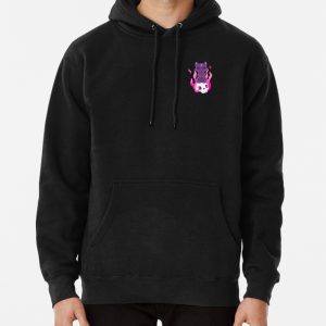 The black cat Pullover Hoodie