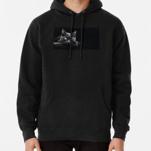 Black cat Pullover Hoodie