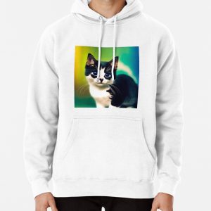 Cute Cat Miaw 380 Pullover Hoodie