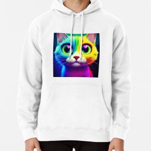 Cute Cat Miaw 194 Pullover Hoodie