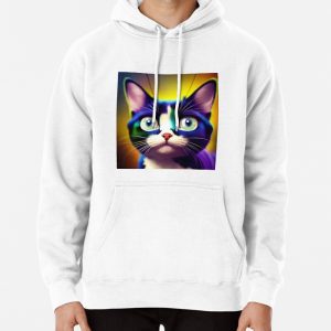 Cute Cat Miaw 550 Pullover Hoodie
