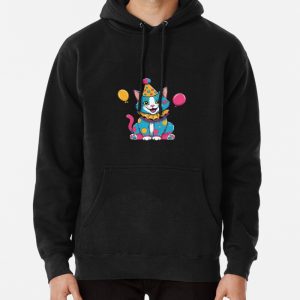 Clown Cat Pullover Hoodie