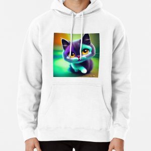Cute Cat Miaw 473 Pullover Hoodie