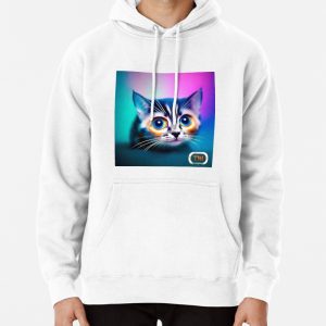 Cute Cat Miaw 350 Pullover Hoodie