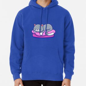 Sleeping Cat Pullover Hoodie
