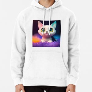 Cute Cat Miaw 359 Pullover Hoodie