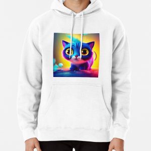 Cute Cat Miaw 176 Pullover Hoodie