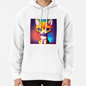 Cute Cat Miaw 170 Pullover Hoodie
