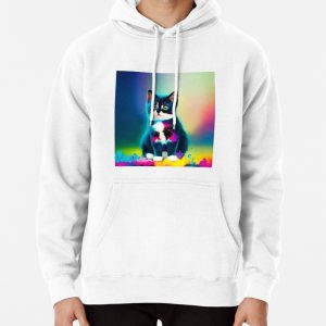 Cute Cat Miaw 458 Pullover Hoodie