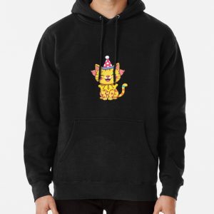 Clown Cat Pullover Hoodie