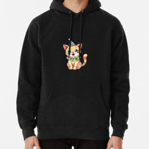 Clown Cat Pullover Hoodie