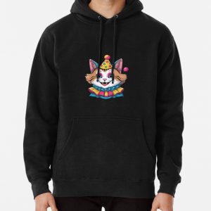 Clown Cat Pullover Hoodie