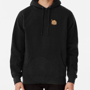Cat in box Pullover Hoodie