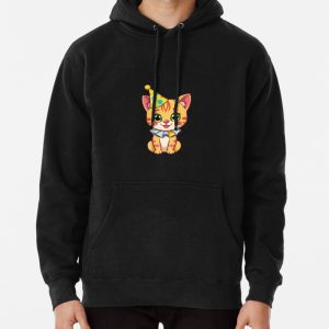 Clown Cat Pullover Hoodie