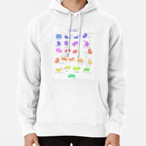 A day in the life of bean cat Pullover Hoodie
