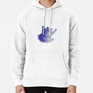 Cat Screaming At Fish Pullover Hoodie
