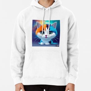 Cute Cat Miaw 382 Pullover Hoodie