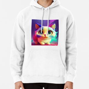 Cute Cat Miaw 157 Pullover Hoodie