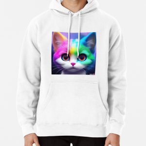 Cute Cat Miaw 413 Pullover Hoodie