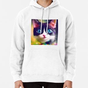 Cute Cat Miaw 265 Pullover Hoodie