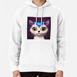 Cute Cat Miaw 418 Pullover Hoodie