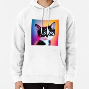 Cute Cat Miaw 401 Pullover Hoodie