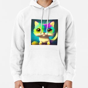 Cute Cat Miaw 399 Pullover Hoodie