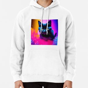 Cute Cat Miaw 145 Pullover Hoodie
