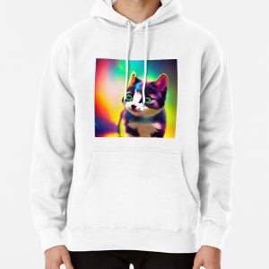 Cute Cat Miaw 389 Pullover Hoodie