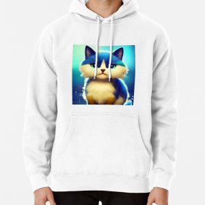 Cute Cat Miaw 400 Pullover Hoodie