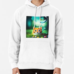 Cute Cat Miaw 631 Pullover Hoodie