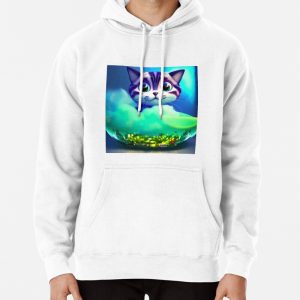 Cute Cat Miaw 480 Pullover Hoodie