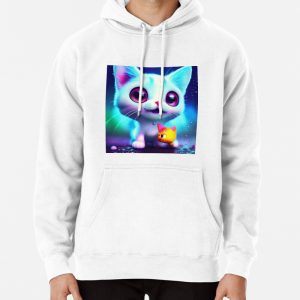 Cute Cat Miaw 408 Pullover Hoodie