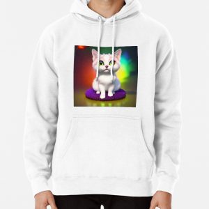 Cute Cat Miaw 460 Pullover Hoodie