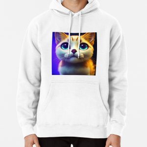 Cute Cat Miaw 293 Pullover Hoodie