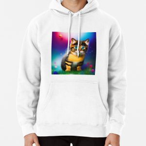 Cute Cat Miaw 298 Pullover Hoodie