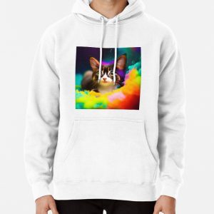 Cute Cat Miaw 290 Pullover Hoodie