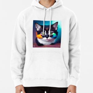 Cute Cat Miaw 431 Pullover Hoodie