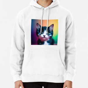 Cute Cat Miaw 424 Pullover Hoodie