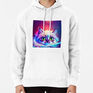 Cute Cat Miaw 513 Pullover Hoodie
