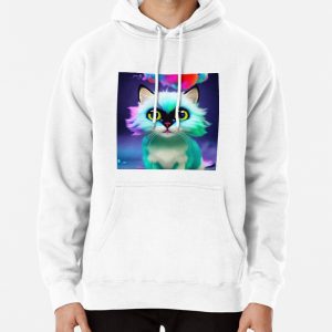 Cute Cat Miaw 601 Pullover Hoodie