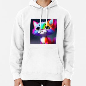 Cute Cat Miaw 585 Pullover Hoodie
