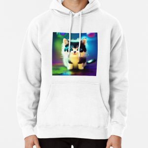 Cute Cat Miaw 383 Pullover Hoodie