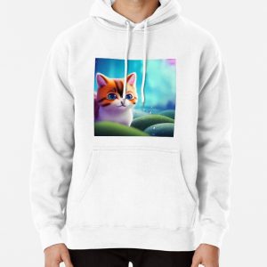 Cute Cat Miaw 690 Pullover Hoodie