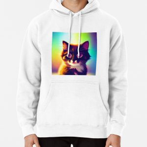 Cute Cat Miaw 536 Pullover Hoodie