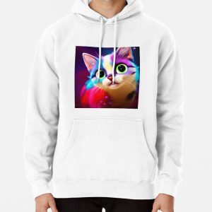 Cute Cat Miaw 417 Pullover Hoodie