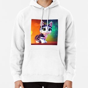 Cute Cat Miaw 492 Pullover Hoodie